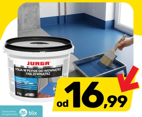 Folia w płynie do wewnątrz i na zewnątrz Jurga Folmix promocja w Bricomarche
