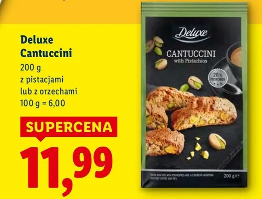 Cantuccini z pistacjami  promocja w Lidl