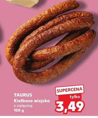 Kiełbasa wiejska z cielęciną promocja w Kaufland