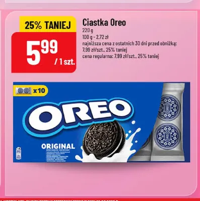 Ciastka Oreo promocja w POLOmarket