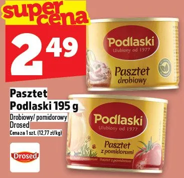 Pasztet drobiowy Podlaski promocja w TOPAZ