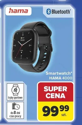 Smartwatch HAMA 4000 promocja w Carrefour