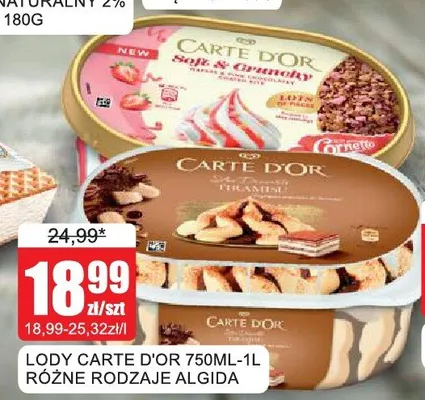 Lody Carte d'Or Algida promocja w Bingo