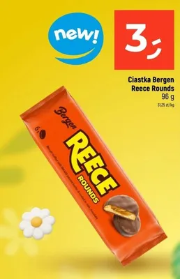 Ciastka Reece Rounds Bergen promocja w Dealz