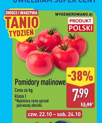 Pomidory san marzano promocja w Aldi