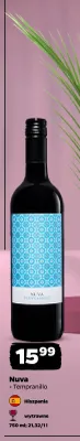 Wino czerwone wytrawne Nuva Tempranillo promocja w Netto