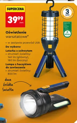 Oświetlenie warsztatowe promocja w Biedronka