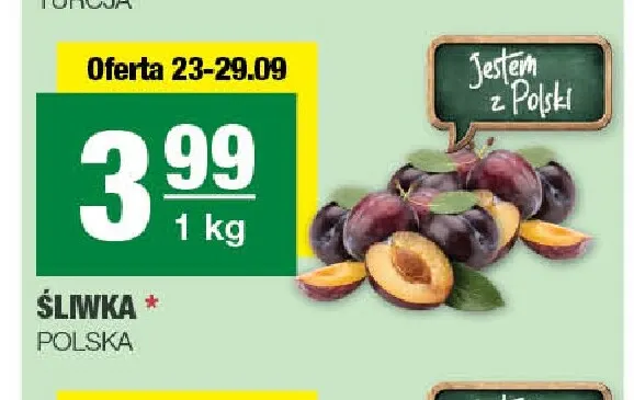 Śliwki polskie promocja w SPAR