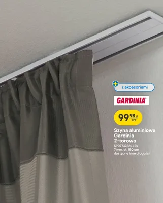 Szyna aluminiowa 2-torowa promocja w Castorama