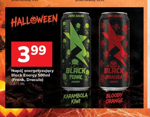 Napój energetyzujący Black Energy Dracula Bloody Orange promocja w Hitpol