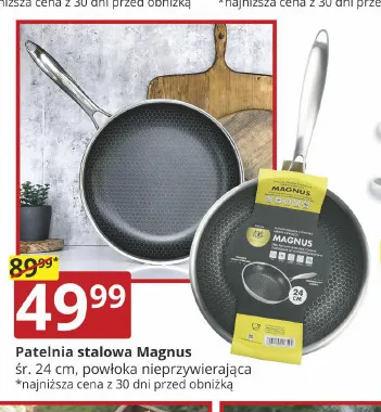 Patelnia stalowa Magnus 24 cm powłoka nieprzywierająca promocja w Prymus AGD