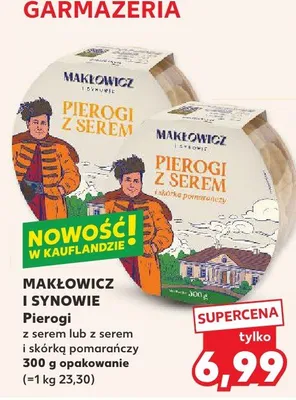 Pierogi z serem lub z serem i ziemniakami pomidorowy promocja w Kaufland