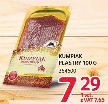 Kumpiak plastry ŻMB Białystok 100g promocja w Selgros