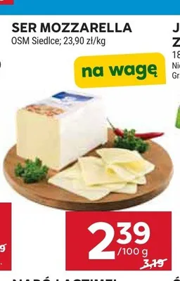 Ser Mozzarella OSM Siedlce promocja w Stokrotka