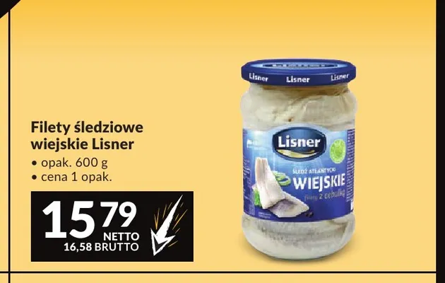 Filety śledziowe wiejskie Lisner promocja w Makro