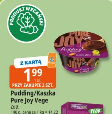 Pudding/Kaszka Pure Joy Vege promocja w Leclerc
