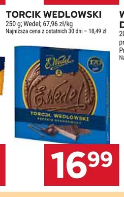 Torcik Wedlowski E.Wedel promocja w Stokrotka