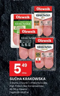Sucha Krakowska bez konserwantów Olewnik promocja w Chorten