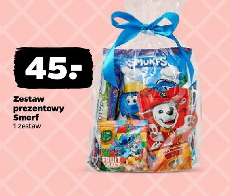 Zestaw prezentowy Smerf promocja w Netto