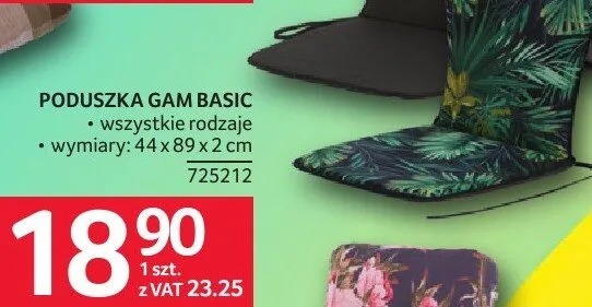 Poduszka Gam Basic promocja w Selgros