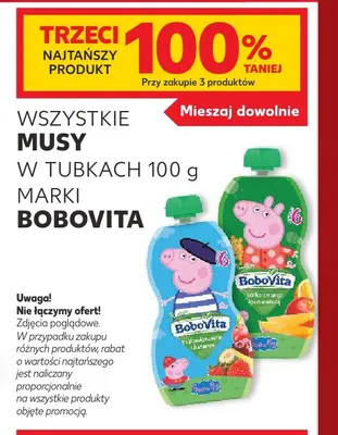 Musy w tubkach 100 g marki BoboVita promocja w Kaufland
