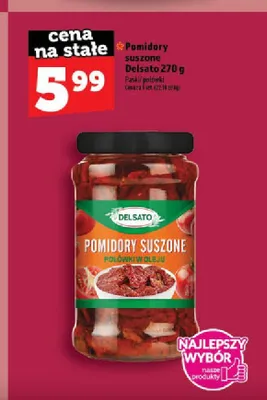 Pomidory suszone Delsato promocja w TOPAZ