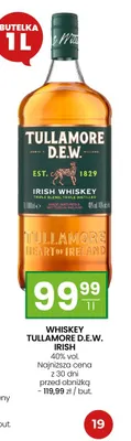 Whiskey Tullamore D.E.W. Irish promocja w Twój Market