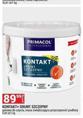 Kontakt+ Grunt szczepny Primacol Professional promocja w Merkury Market