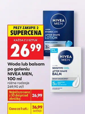Woda po goleniu lub balsam po goleniu różne rodzaje promocja w Biedronka