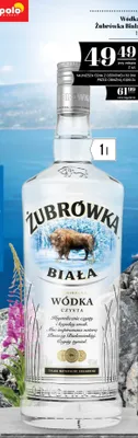 Wódka Żubrówka Biała promocja w POLOmarket