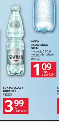 Woda Cisowianka promocja w Selgros
