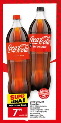 Napój gazowany Coca-Cola Zero promocja w Twój Market