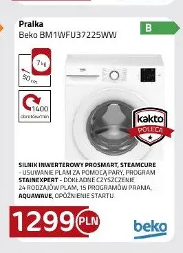 Pralka Beko BM1WFU37225WW promocja w kakto.pl