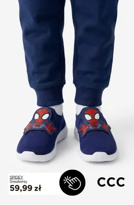 Sneakersy Spidey promocja w CCC