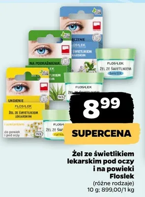 Żel ze świetlikiem lekarskim pod oczy i na powieki promocja w Netto