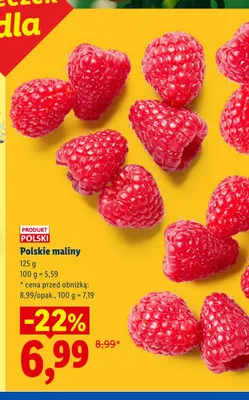 Maliny polskie promocja w Lidl