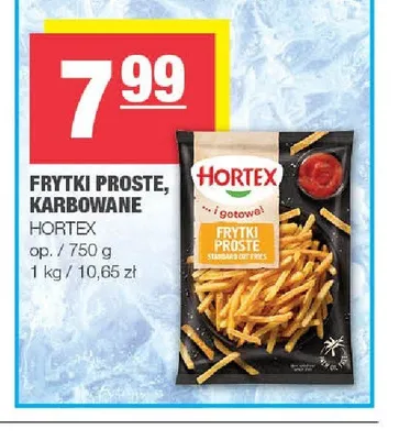 Frytki proste Hortex promocja w SPAR