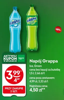Napój Grappa Green promocja w Żabka
