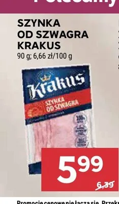 Szynka od szwagra Krakus promocja w Stokrotka