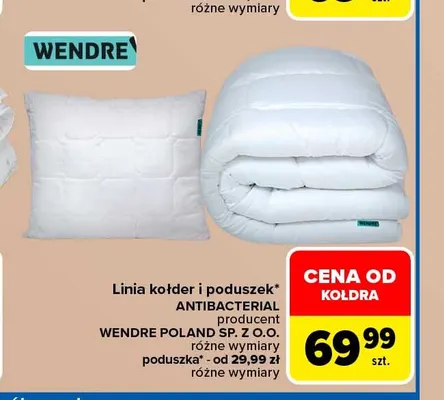 Poduszka Antibacterial Wendre promocja w Carrefour