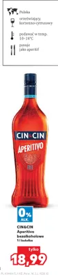 Wino bezalkoholowe Aperitivo Cin & promocja w Kaufland