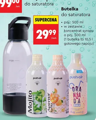Butelka do saturatora z koncentratem syropu Mojito 500ml Dafi promocja w Biedronka