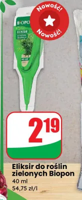 Eliksir do roślin zielonych Biopon promocja w Dino