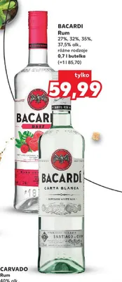 Rum Bacardi Carta Blanca promocja w Kaufland