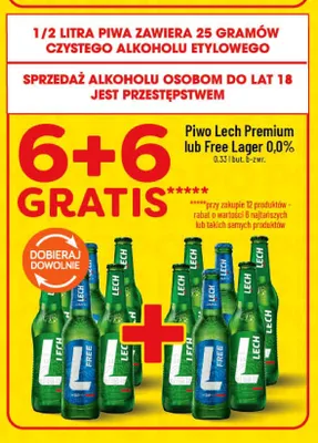 Piwo Lech Premium promocja w POLOmarket