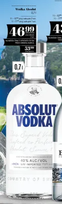 Wódka Absolut promocja w POLOmarket