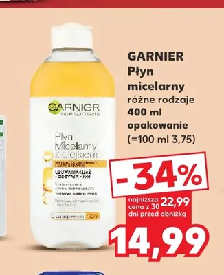 Płyn micelarny Garnier promocja w Kaufland