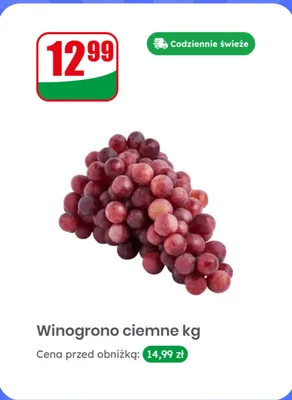 Winogrono ciemne promocja w Dino