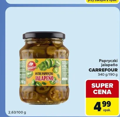 Papryczki jalapeño Carrefour promocja w Carrefour Express