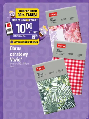 Obrus ceratowy Vavio promocja w POLOmarket